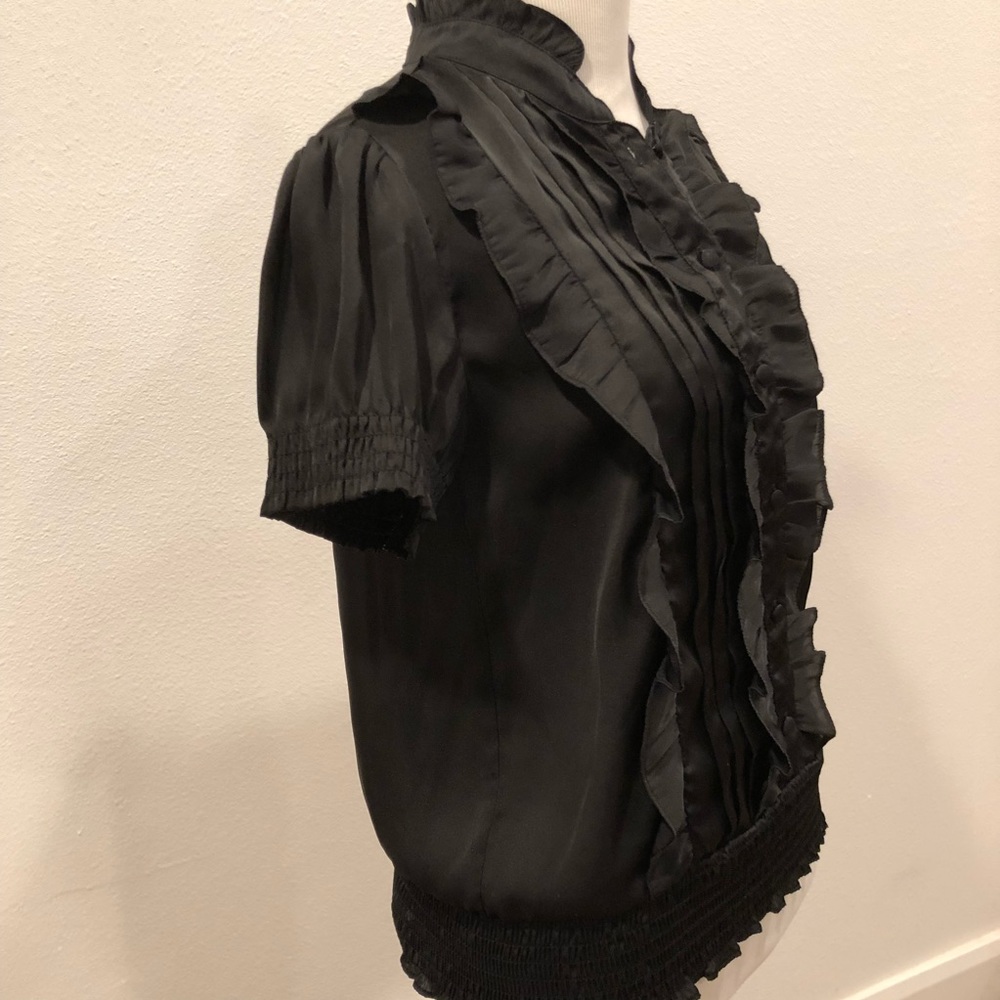 Moon Collection Ruffled Blouse, Size S - Picture 3 of 4